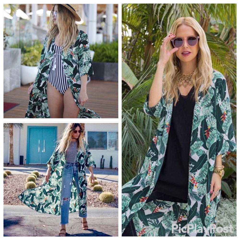 Rachel Zoe Pretty in Palm Duster 🌴🌴